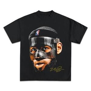 Masked Lebron James Boxy Boxy Tee Shirt Oversized T-Shirt Streetwear